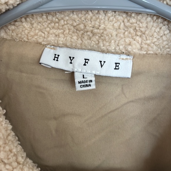 Hyfve women’s flannel jacket. Size large - Picture 2 of 5